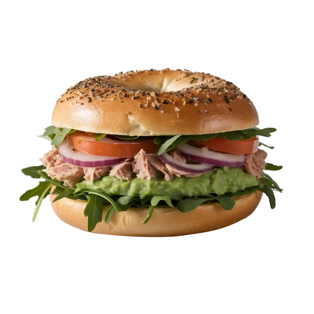 bagel tuna